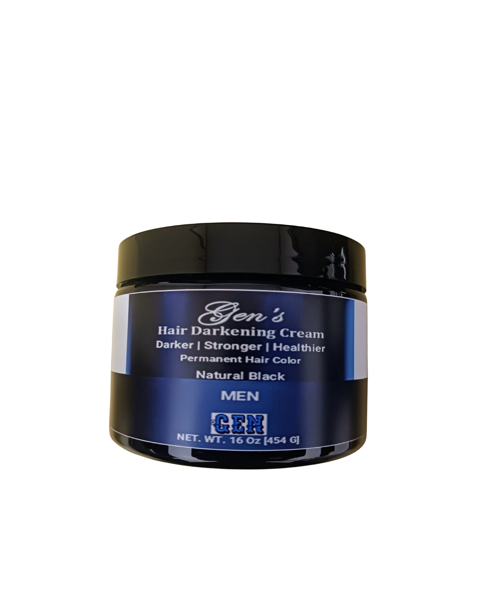 GEN Black Hair Darkening Pomade Men | Natural Black Hair Color | Hair Darkening Cream Clicks | Morgan's hair darkening pomade | Hair Darkening Cream for Men