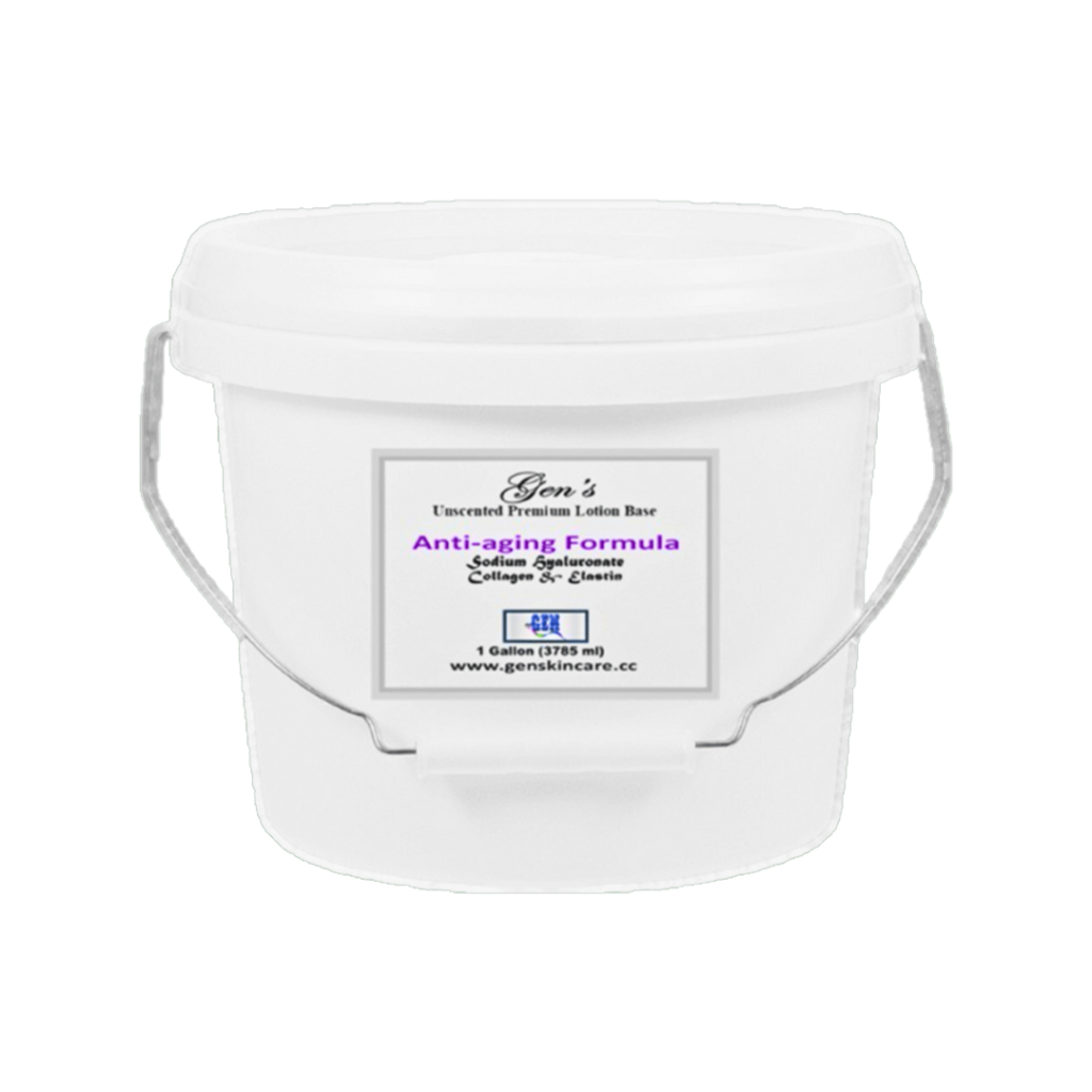 A bucket of Anti-aging Lotion Base on a transparent background