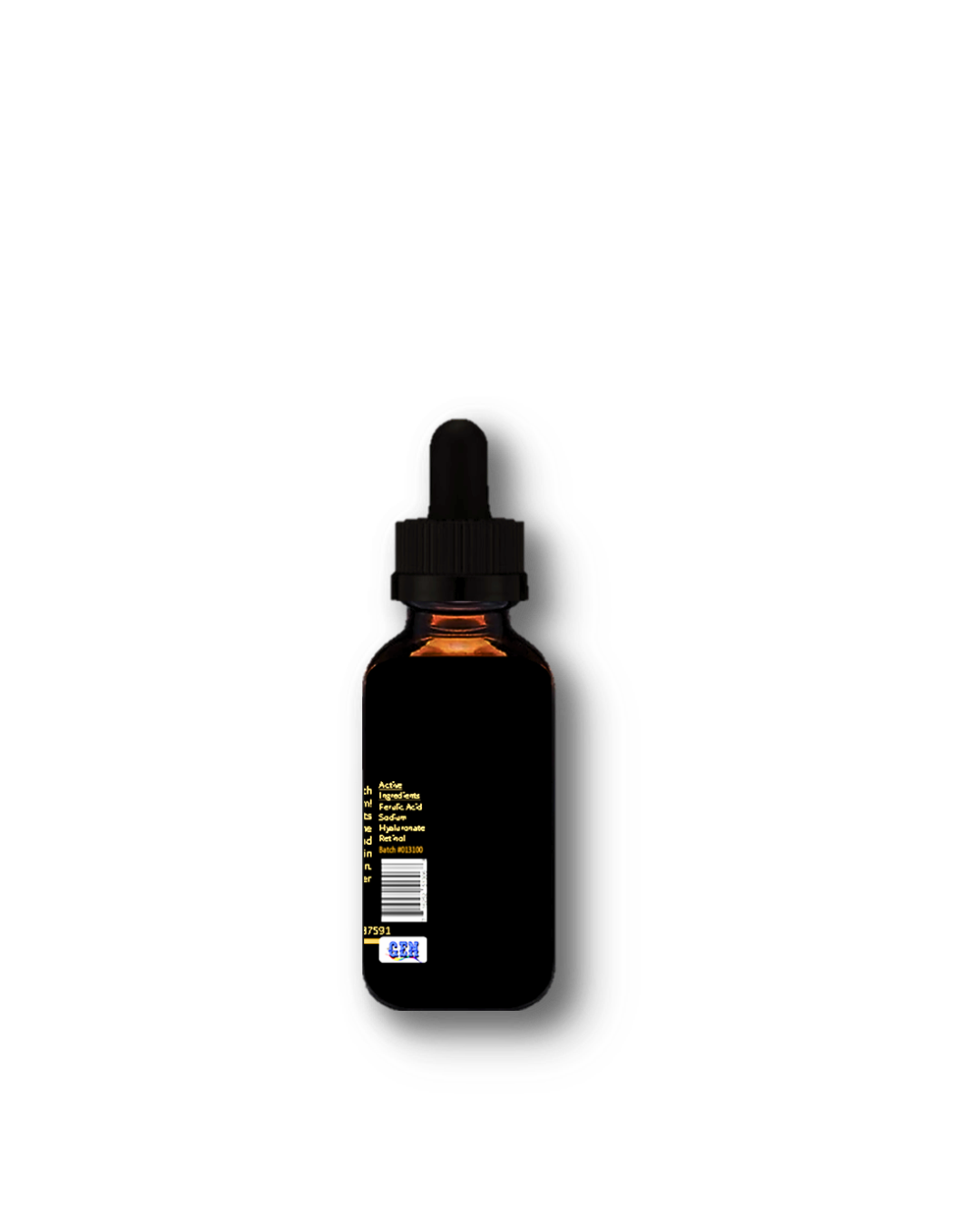 A Bottle of GEN's Anti-Aging Serum for Radiant Skin | Best Anti-aging Serum for Mature Skin | Collagen-boosting & Firming Lala Serum | Serum for Hyperpigmentation and Age Spots | 2.7 Fl. Oz on a white background