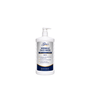 A bottle of GEN's Anti-wrinkle Face Mask and Acne treatment Lotion for Men on a white background