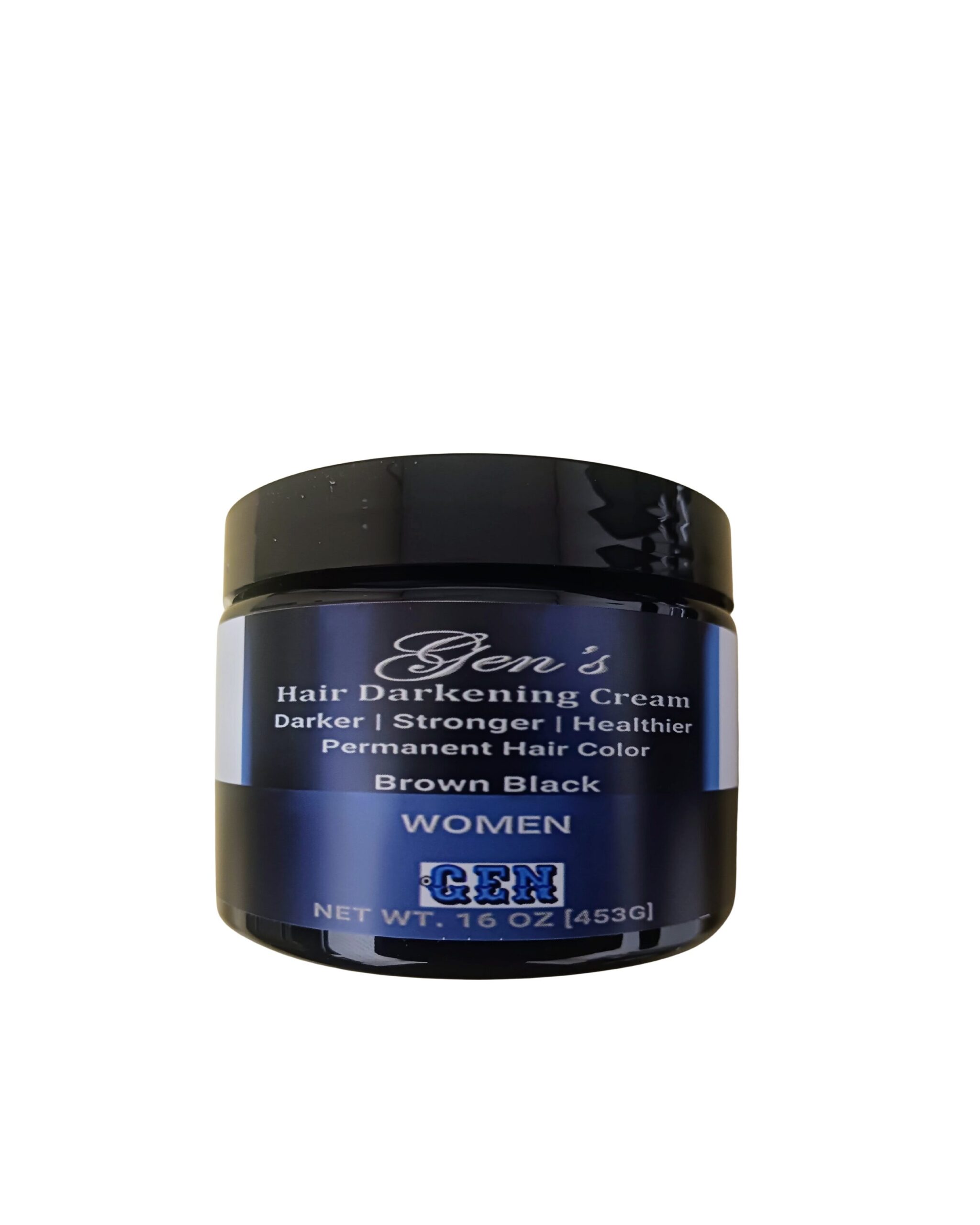 GEN Skin Hair Darkening Cream, Brown-Black Organic Hair Dye, Natural Hair Dye, Hair Color Cream, Henna Hair Dye, Natural Hair Color, Creme of Nature Hair Dye