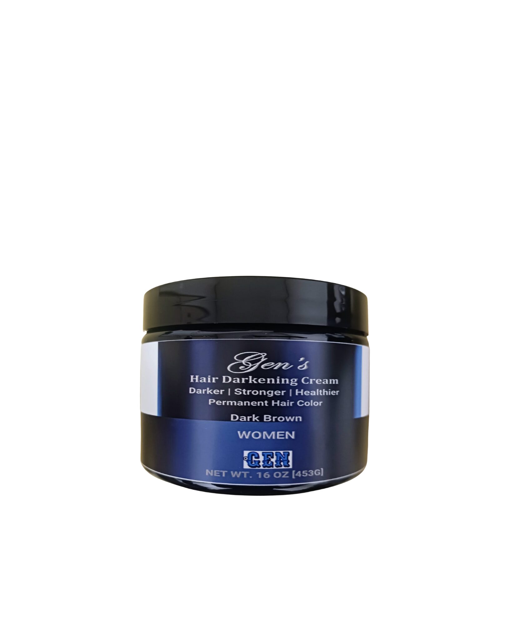 GEN Skin Hair Darkening Cream for women, Dark Brown | Best dark hair pomade for women | Best hair darkening pomade for women | dark brown hair darkening cream