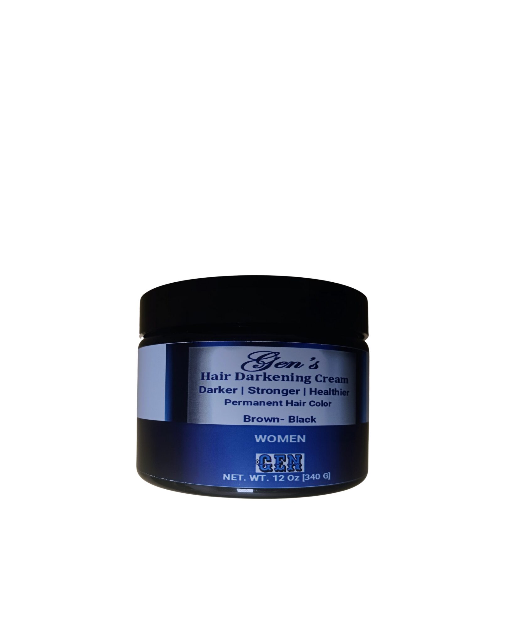 GEN Skin Hair Darkening Cream, Brown-Black Organic Hair Dye, Natural Hair Dye, Hair Color Cream, Henna Hair Dye, Natural Hair Color, Creme of Nature Hair Dye