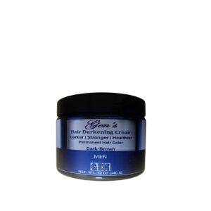 GEN Dark Brown Hair Darkening Cream for Men | Best dark hair pomade for men | best dark brown hair darkening pomade for men | best men's hair pomade dark brown