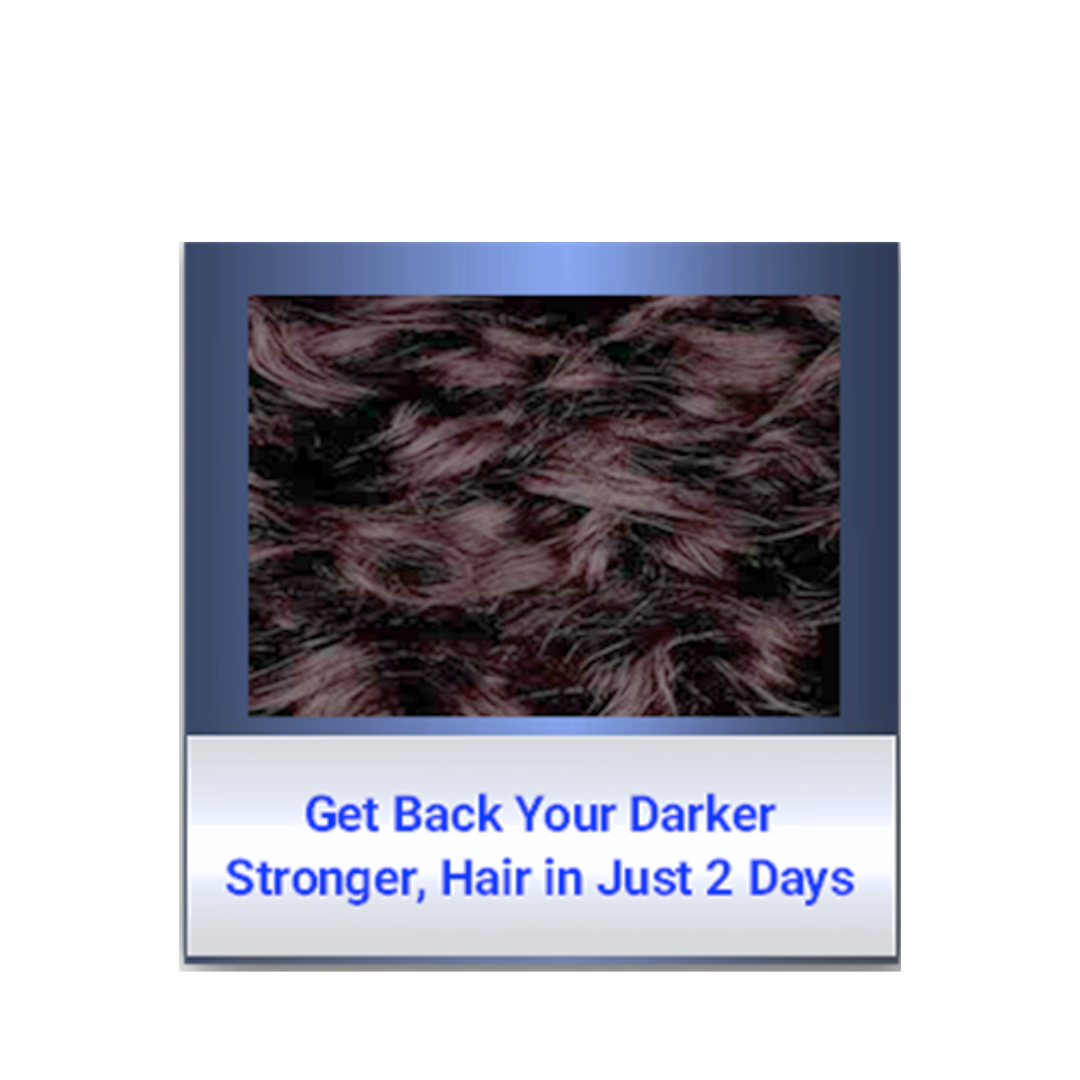 Sample Hair Color of GEN's Hair Darkening Cream Men I Brown Black Hair Dye | Hair darkening cream for men that works fast | Natural hair darkening cream for men without chemicals | 340G on a white background
