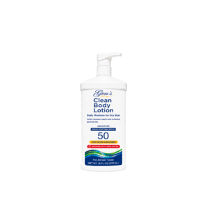 GEN Clean Body Lotion | SPF Body Lotion for Dry Skin on a white background