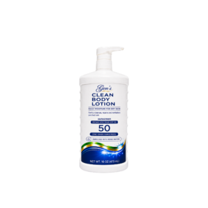 GEN Clean Body Lotion SPF 50 for Dry Skin on a white background