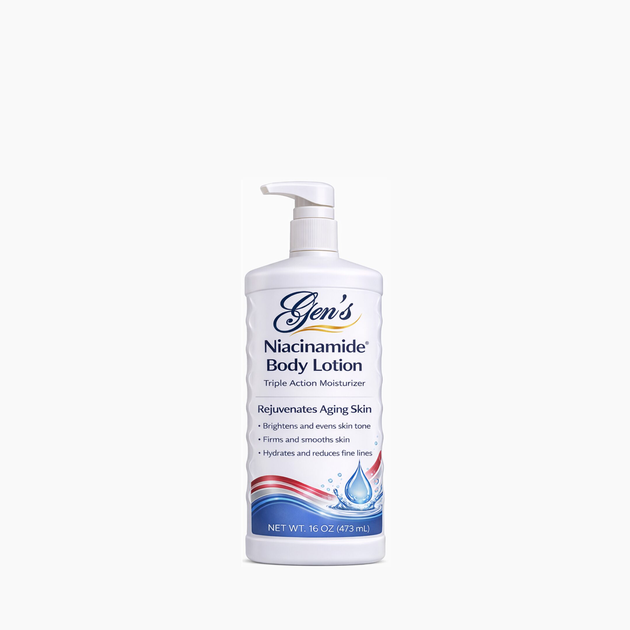 GEN Niacinamide Body Lotion – Extra Firming and Cool, 16 Oz
