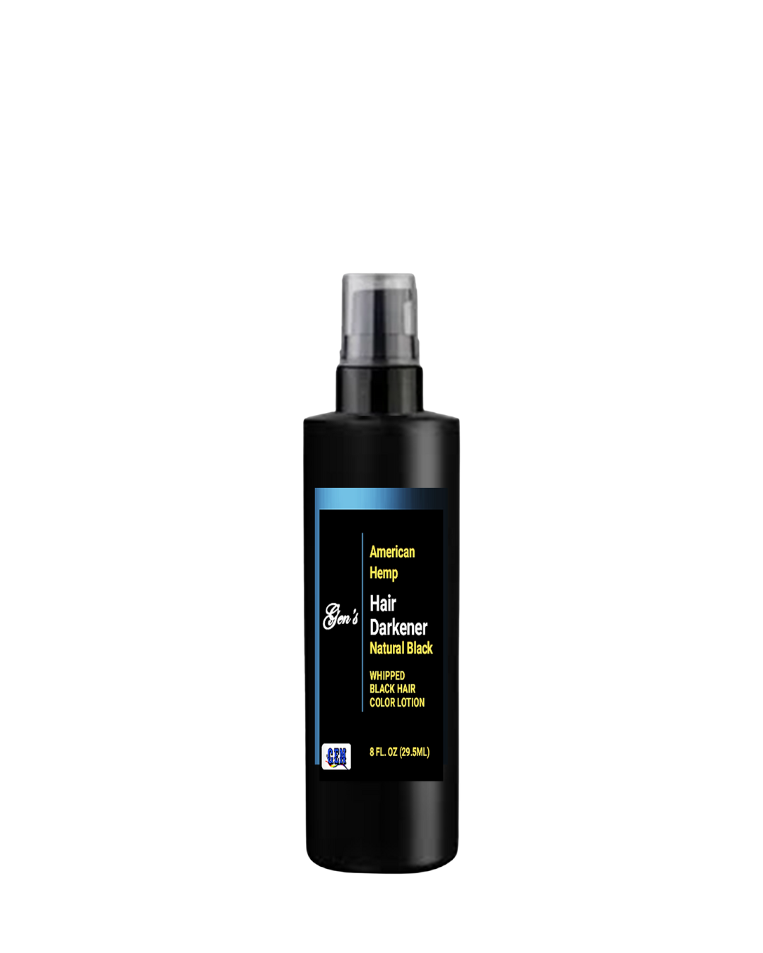 GEN Black Hair Darkening Lotion | Best natural darkening lotion for gray hair for women over 40 | Natural gray hair cover | Natural black hair dye | Hair Cream