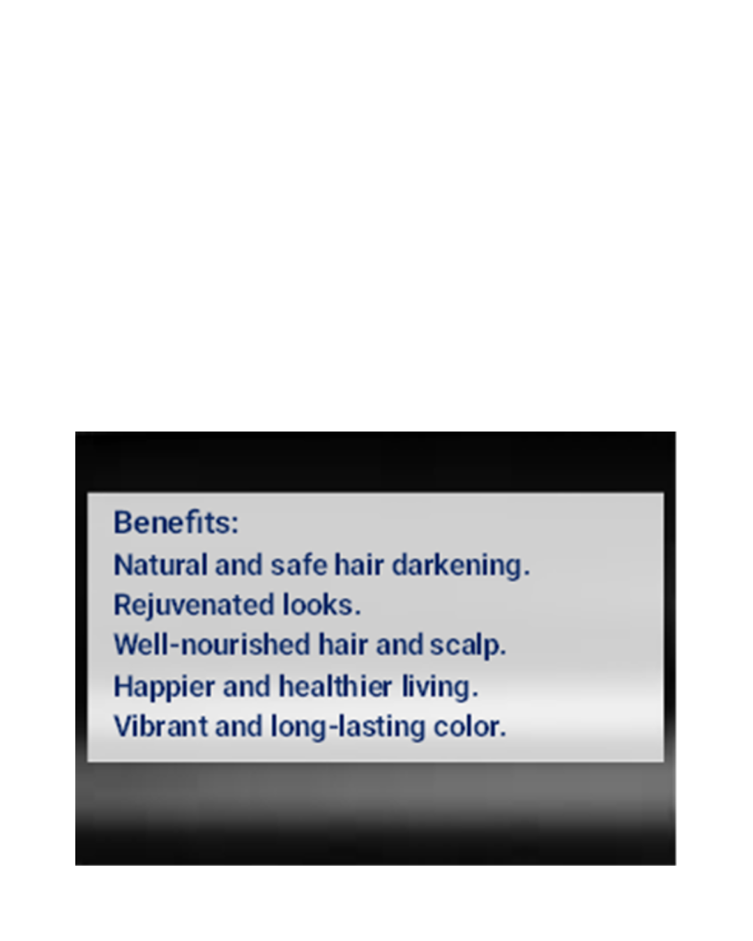 Benefits of GEN's Gray Hair Reverse Lotion, Black