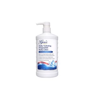 A Bottle of GEN Hydrating Polypeptide Body Lotion for Deep 24-Hour Skin Hydration
