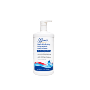 GEN's Hydrating Polypeptide Body Lotion 16oz – Powerful 24HR Hydration for Dry Skin