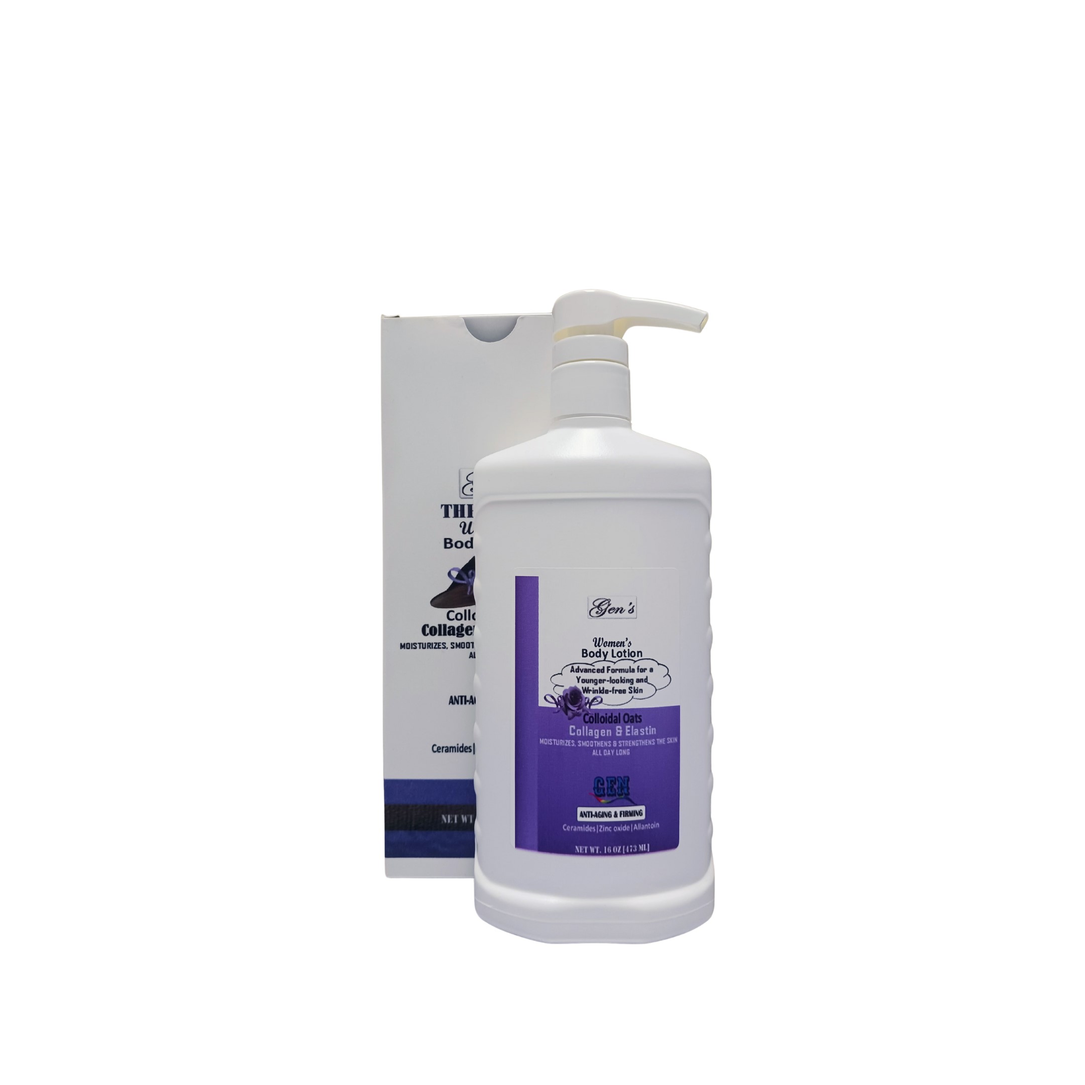 GEN Collagen Body Lotion | body lotion containing collagen | lavender collagen body lotion | collagen body lotion with retinol and hyaluronic acid | skincare