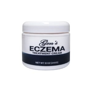GEN Extreme Eczema Care Cream – All-Natural Moisturizing Relief for Dry, Sensitive Skin, 12 oz
