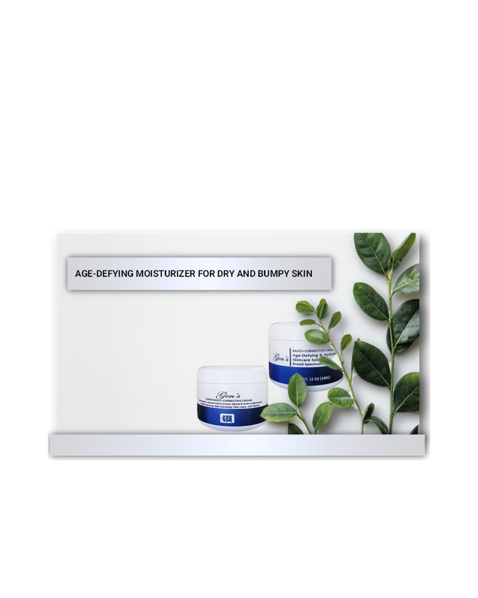GEN's Moisturizing Cream for Dry Skin, Caring Skin Care, skincare, hydrating moisturizers, moisturizer for dry skin, hyaluronic acid moisturizer