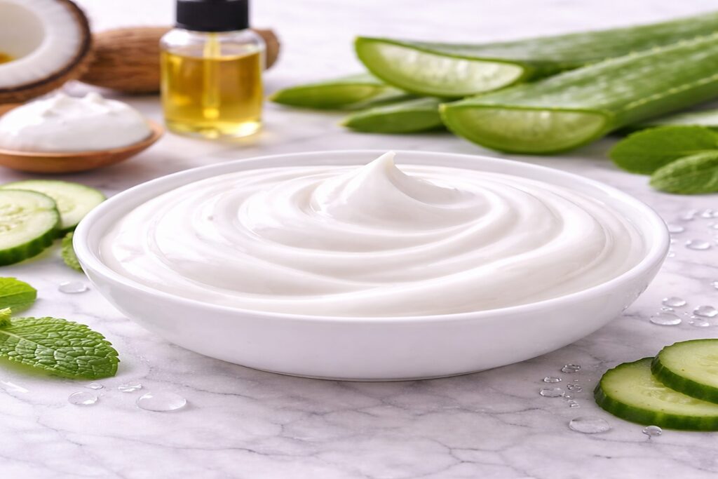 Private Label Skincare Manufacturer, GEN Skin Hydrating Moisturizer Base Wholesale on a white background