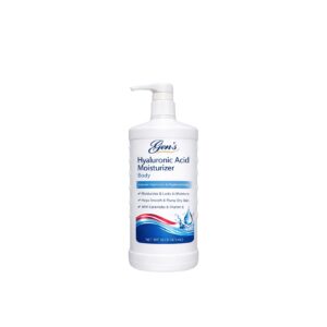 GEN’s Advanced Hyaluronic Acid Body Lotion and Moisturizer on a white background