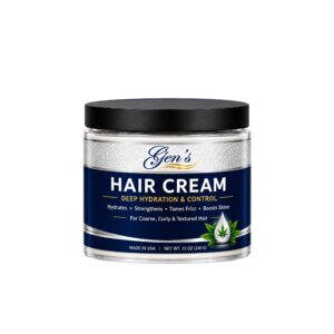 Revitalizing Hair Cream 12oz – Deep Repair & Frizz Control by GEN Skin on a white background