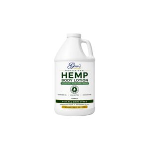 GEN 1 Gallon Hemp Body Lotion on a white background