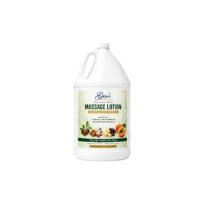 GEN Massage Lotion for Sensitive Skin, 1 Gallon on a white background