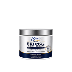 GEN Men’s Retinol Body Cream – 12 Oz on a white background